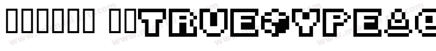 方正大黑简体 常规trueType(字体转换